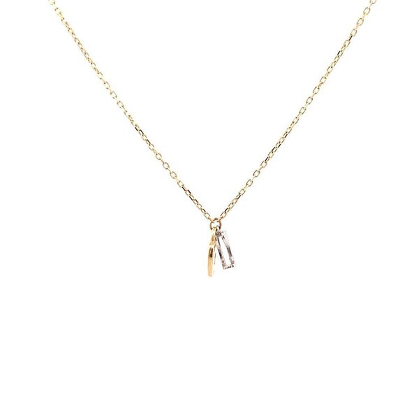 18K Gold Two Tone Gold Bracelet Charms Size 7.5 inches - Picture 8 of 12